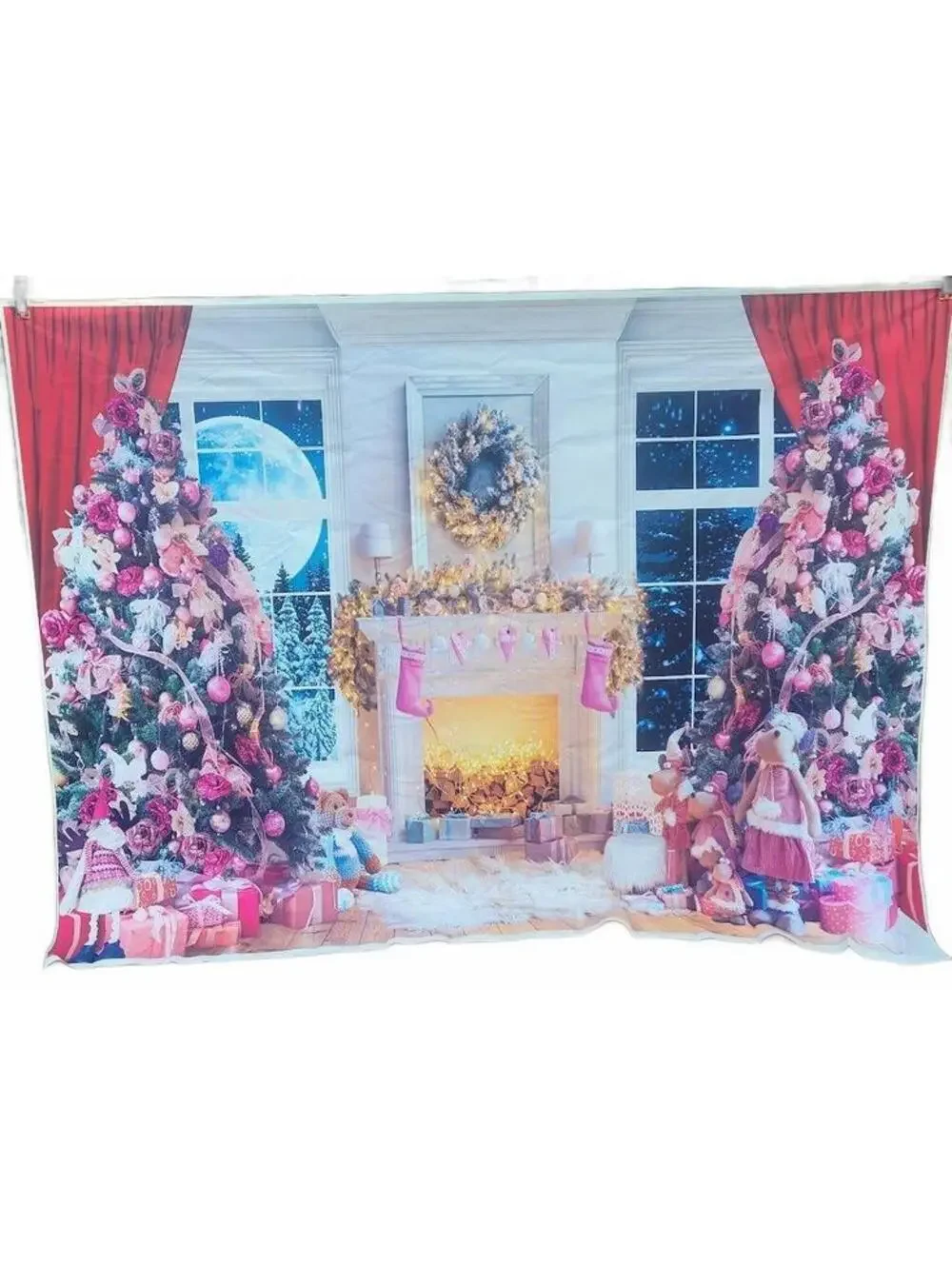 Dudacraft Christmas Photography Backdrop 8'X6'
